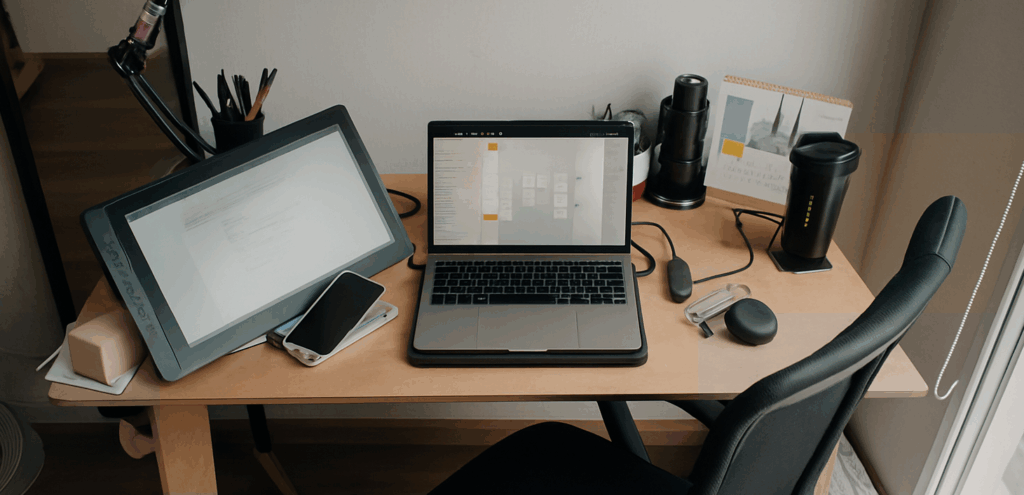 Workspace for professional editor